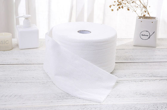 50g Khăn giấy cotton không dệt 100% Viscose Spunlace màu trắng, Khăn mặt, Khăn ướt