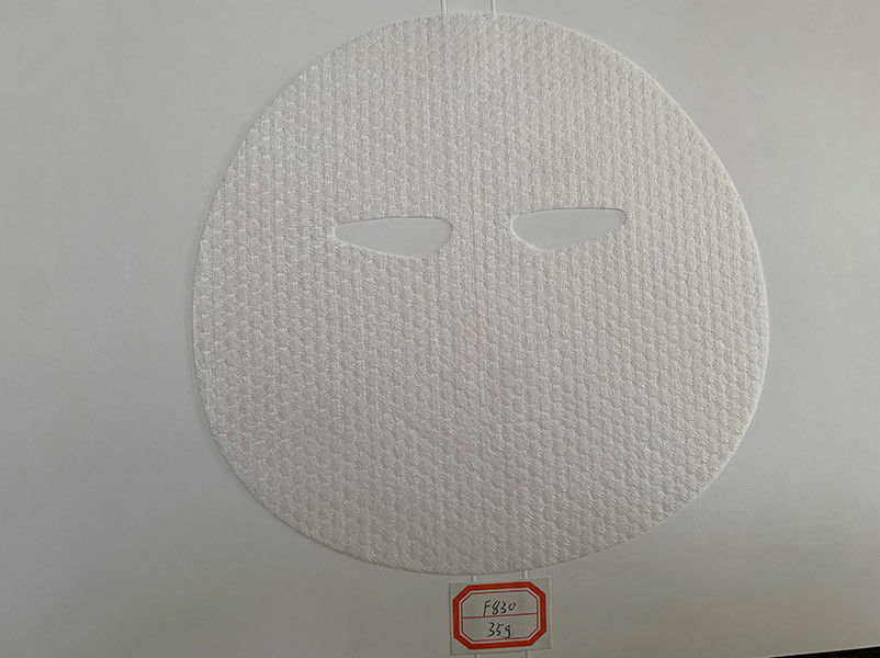 35g Áo Tencel, Mặt nạ vải không dệt Toona sợi Spunlace màu đỏ, Mặt nạ làm đẹp mắt