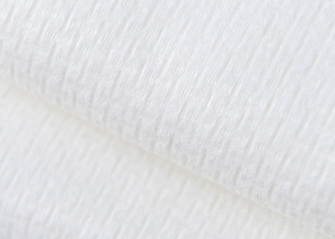 110g White EF Grain 100% Viscose Cross Spunlaced Cotton không dệt khăn giấy, khăn ướt
